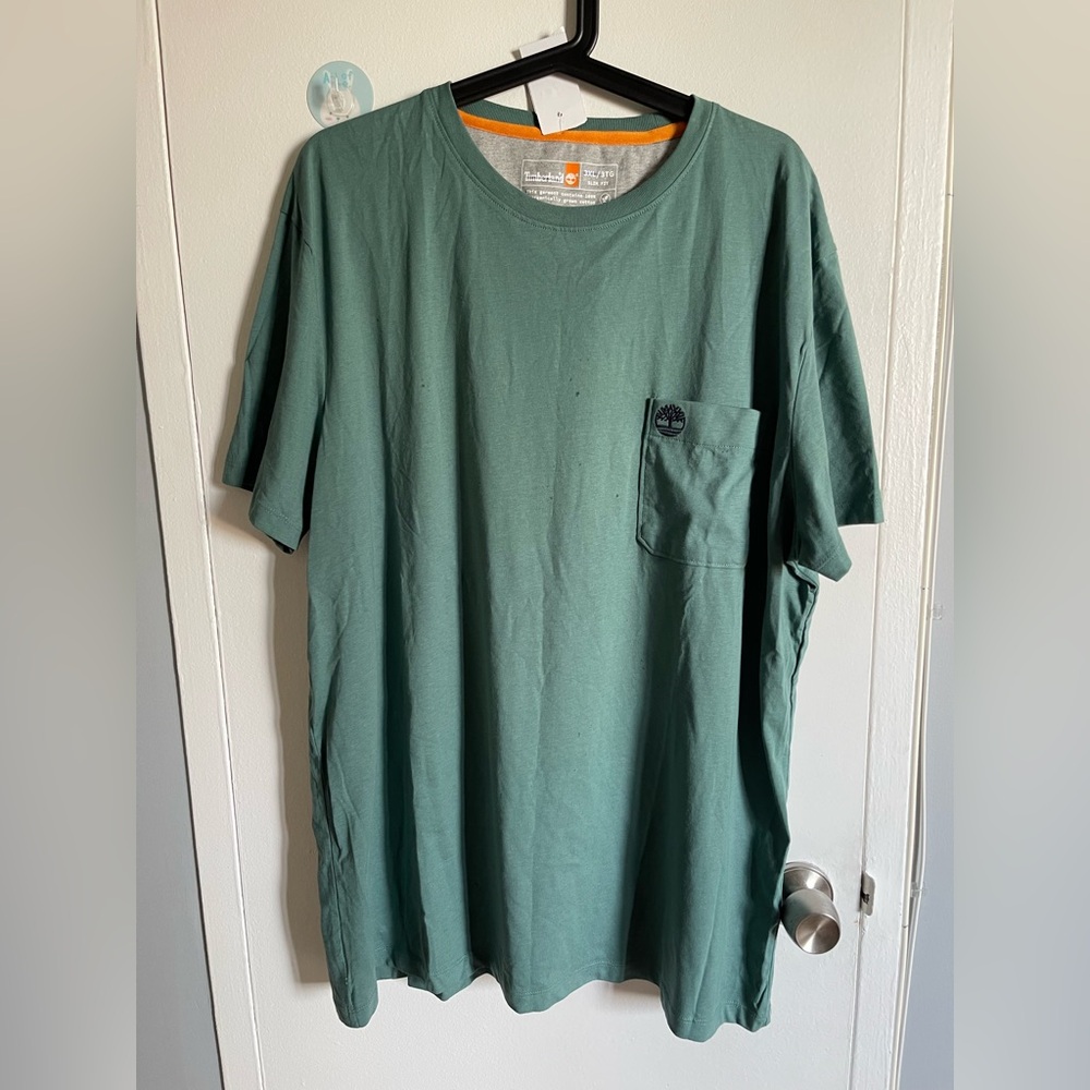 Nwt Timberland Green Short Sleeve Tee Size 3XL Brand New
